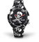 Doodle Armbanduhr Totenkopf DOSK002 mit Silikonarmband