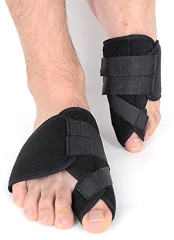PEDIMEND Inflamed Ball of Foot Splint Big Toe Corrector (Studs - 2) | Inflamed Ball of the Toe Straighteners | Hallux Valgus Protector | Inflamed Ball of Foot Night Guard for Crooked Toes | Foot Care