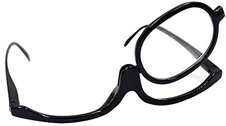 MEGAUK Schminkbrille Make up Brille Lesebrille Presbyopie Brille Sehhilfe Lesehilfe Stärke +2,0