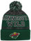 adidas PuckPattern Cuffed Pom Wild Junior Green Mütze