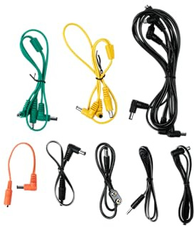 Gator Cases Pack de accesorios de cableado para pedales de efectos Fuentes de alimentación (GTR-PWR-CABLEKIT)