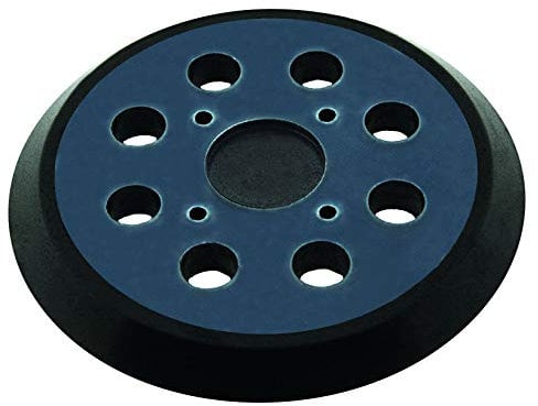 1 lijadora orbital aleatoria SabreCut OSSCS002 de 125mm mediana con 8 orificios de extracción de polvo almohadilla de respaldo con gancho y bucle compatible con montaje de 4 orificios centro de 29mm