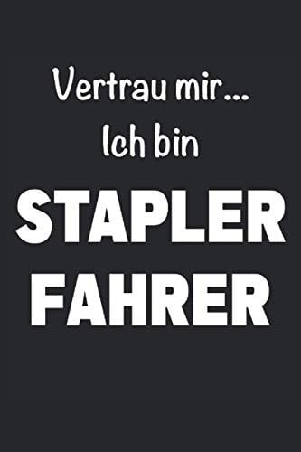 Gabelstapler Fahrer Staplerfahrer Transport Hubwagen Notizbuch