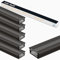 .one-bath LED Aluprofil 2m am Stück l LED Alu Profile 5x2m schwarz I Aluminiumprofil für LED Stripes I Lichtleiste I Unterputz