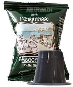 300 Kaffeekapseln GATTOPARDO entkoffeiniert, kompatibel mit Nespresso