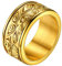 FaithHeart damen herren Spinnerring Gottes Auge Meditaitons Fingerring in Ringgröße 65 Drehbarer Fingerring mit Geschenkebox für Weihnachten Valentinstag Geburtstag
