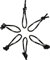 SBS Leash String Cord für Surfboard, Longboard und SUP – Logo 6 Stück