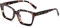 Hubeye Oprah Lesebrille im Stil von Oprah für Damen und Herren, blaues Licht, blockierend, quadratisch, Lesebrille mit Federscharnier, Dunkelgrauer Leopardenmuster, L