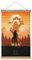 YBEL Nami Piece Anime Scroll-Poster Stoffbild Kunst Holz DIY Rahmen Hängende Druck Aufhänger für Raumdekoration Öl Leinwand Kit Geschenk