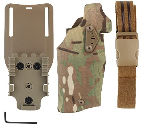 Tactical 6354DO Holster Drop Adapter, Kompatibel mit Schnellverschluss Holster Bein Gürtel für X300/X300U Licht