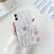 ZTOFERA Case for iPhone 11, Transparent Clear Soft TPU Case with Flower Pattern, Ultra Slim Anti-scratch Silicone Gel Protective Bumper Cover for iPhone 11 (6.1) - Lavender