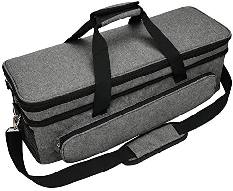 Oxford Große Kapazität Pro Durable Stanzmaschine Tragetasche Tragetasche Fall Maker Set Organizer Werkzeug Aufbewahrung für Cricut, grau