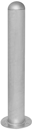Ladesäulen Rammschutz-Poller aus Stahl, H 800 mm, zum Aufdübeln