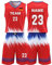 Benutzerdefiniert Basketball Trikot Kinder Herren Set mit Namen Nummer Team Logo Basketball Shirt & Short