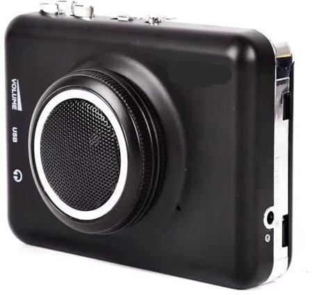 Lechnical Reproductor de casetes Reproductor de casetes Walkman Altavoz Retro portátil Múltiples métodos de Suministro de energía Digitaliza la música en Casete a función MP3 Sonido