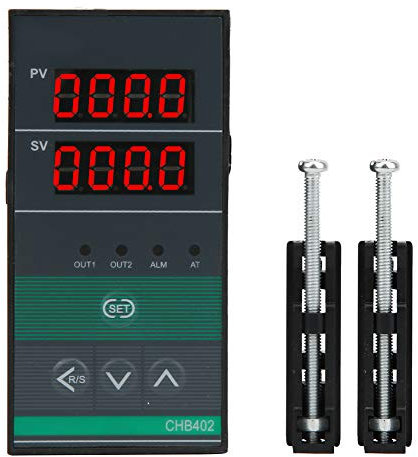 Pid-Temperaturregler-Kit, Intelligenter Thermostat BERM CHB402, Digitalanzeige-Temperaturregler, AC180-240 V, 0-400 ℃ für Badezimmer, Gewächshaus, Brütereien