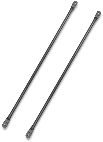 2 Pcs 100cm/39.4inch Garden Swing Replacement Rods for Hanging Swing Seat to Frame, Black Metal Round Rods