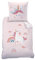 MTOnlinehandel Unicorn Bettwäsche Kinderbettwäsche Jugendbettwäsche 135x200 · Regenbogen Einhorn Emma · Wende Motiv · Kissenbezug 80x80 + Bettbezug 135x200 cm · 100% Baumwolle