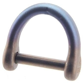 FEGVE Schlüsselanhänger aus Titan, D-Ring, U-Form, Hufeisen, Autoschlüssel