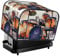 Jazz Drum Toaster Abdeckung 4 Scheiben Küche Kleine Geräte Abdeckungen mit Taschen Toaster Staubschutz mit Griff oben Ofenabdeckung Waschbar Universal Brotbackmaschine Abdeckung für Küche