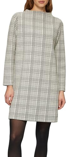 s.Oliver Gemustertes Sweat-Kleid mit Turtleneck