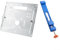 Besttoolifes Kit de guide de scie circulaire réglable, rail de base robuste et planche inversée pour des coupes stables et précises