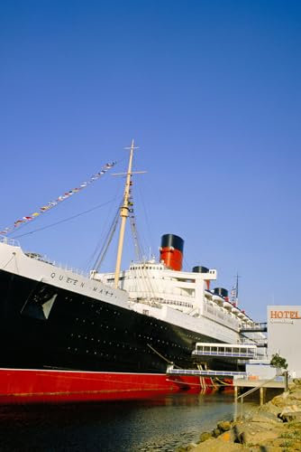 Puzzle für Erwachsene, 1000 Teile, RMS Queen Mary Ocean Liner Long Beach California Foto Foto Foto Familie Lustig Herausfordernd Urlaub Puzzles Geschenk