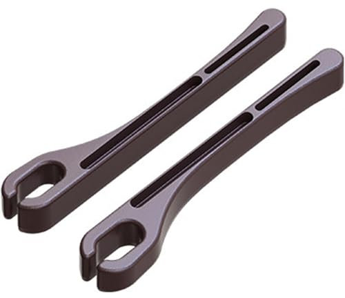 RUIDAM Car Seat Gap Filler für Audi Q4 E-Tron, 2 Stück Sitzlückenstreifen Autositz Gap Plug Kfz-Fugenfüller-Organizer Autositz Zubehör,D/Brown