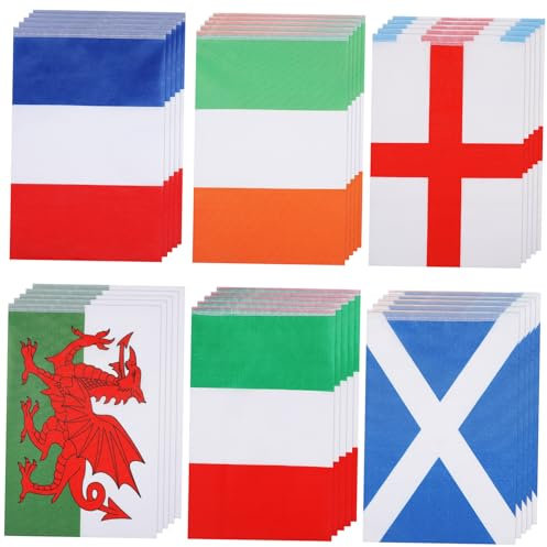 Supvox 1 Set Welt Flaggen Banner Stoff Land Flaggen Bunting Decor Vielseitige Lehre Werkzeug Für Häuser