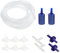 YMWALK Fish Tank Air Pump Accessories Set, Aquarium Air Pipe Kit including 5m Aquarium Airline Tube, Air Stone, Check Valve, Suction Cup and Connectors for Aquarium Air Pump