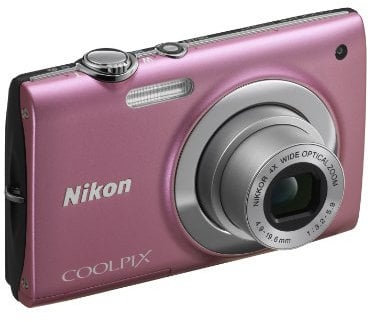 Nikon Coolpix S2500 Digital Camera - Pink (12MP, 4x Optical Zoom) 2.7 inch LCD (Renewed)