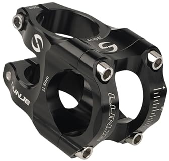 goucrro Fahrradvorbau 31,8 Vorbau 35 mm kurzer Lenker Vorbau Leichter Vorbau aus Aluminiumlegierung für die meisten Fahrräder, MTB-Rennräder