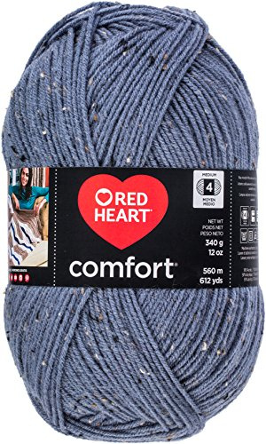 RED Heart Comfort Yarn-Denim Fleck