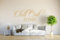 INDIGOS UG - WANDTATTOO Wandsticker Wandaufkleber - Chill Out Zone- Kupfer - 96x35 cm