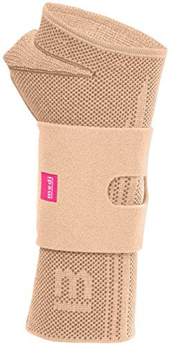 medi Manumed active - Handgelenkbandage links sand Kompressionsbandage zur Stabilisierung des Handgelenks III - Links