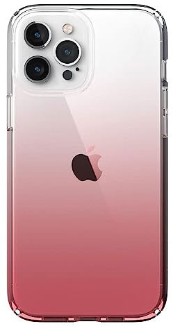 Speck Presidio Perfect-Clear Ombre iPhone 12 Pro Max Case Clear/Vintage Rose