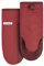 KitchenAid Beacon Two-Tone Non-Slip Oven Mitt Set, Passion Red/Bordeaux, 5.75x13, 2 Piece