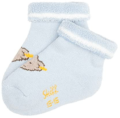 Steiff Unisex Baby kurz Socken GOTS, Celestial Blue, 18