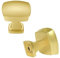 BIGLUFU 30 Stück Schrankknöpfe Gold, Quadrat Möbelknöpfe, 28 * 30mm Messing Schrankgriffe mit Schrauben für Kleiderschrank, Kommoden, Schubladen