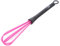 OAIEU Plastique Coiffure Barbier Cheveux Couleur Teinture Crème Fouet Durable Cuisine Oeuf Mélangeur Agitateur Outils (Rose Rouge)