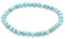 Lebensquelle Plus Larimar Kugelarmband | 6mm Perlen | Naturschmuck Edelstein Armband 19cm