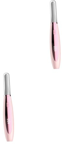 minkissy 2 Stück Wimpernzange Beheizter Wimpernzange Mini-Lockenstab Mini-Haarcrimper Beheizter Wimpernstab Elektrischer Wimpernzange Beheizter Wimpernzange Bauchmuskeln