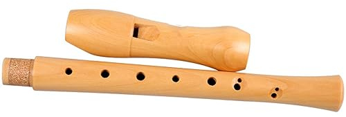 Träblockflöjt Sopran 8 Hål Vertikal Klarinett FlöjtVertikalt Musikinstrument nybörjare sopran blockflöjt (Color : 02)