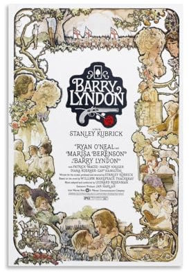 LIANGSHUANG 1970er Jahre Krieg Drama Filme Barry Lyndon Poster Wohnkultur Poster Wandkunst Hängender Bild Druck Dekorative Malerei Poster 40 x 60 cm