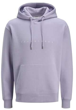 JACK & JONES Jjestar Jj Sweat Hood Noos Felpa con Cappuccio, Lavanda Languid, M Uomo