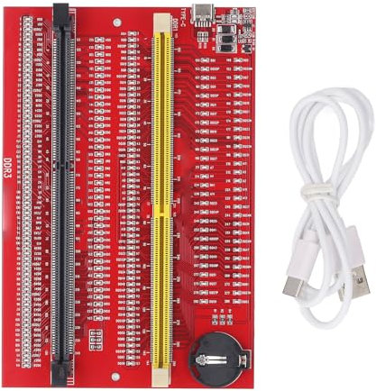 Scheda Tester Memoria Computer, Tester Memoria RAM DDR3 DDR4 Desktop con Indicatore LED, Scheda Diagnostica Analizzatore Scheda Madre per Manutenzione PC Portatile