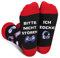 Lustige Gaming Socken Herren Jungs - Mit Spruch BITTE NICHT STÖREN ICH ZOCKE - Gamer Geschenk Witzige Neuheit Kleine Adventskalender Weihnachts Geburtstag Geschenkideen Spaß Für Zocker Männer Teenager