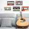SUPERDANT Pegatinas de pared con cintas adhesivas vintage, 20 unidades, pegatinas de pared autoadhesivas, pegatinas de vinilo para dormitorio, baño, decoración de fiesta, cinta adhesiva para