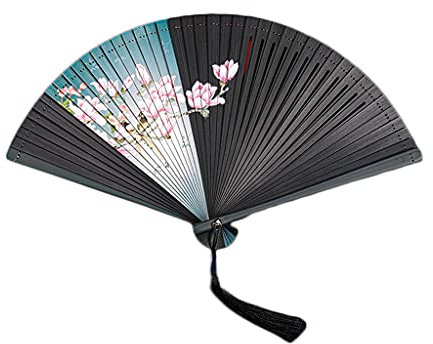 Ventiladores Plegables De Mano Ventilador Plegable Antiguo De Estilo Chino, Ventilador Plegable De Bambú De Verano Fresco Portátil Decoración De Pared De Ventilador D.A