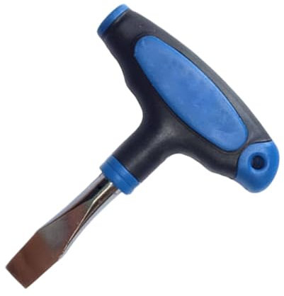 Wide Flat Head Screwdriver - Ergonomic Pocket Screwdriver, Flat Head Width | Precision Repair Screwdriver T-Handle Screwdriver Multi-Bit Nut Nut Driver Precision Repair & S